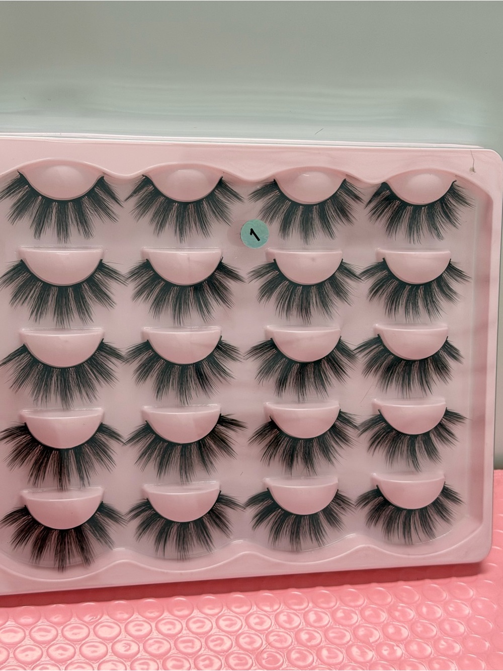False Eyelash Extension Tray - Black Dramatic Lashes (Multipack)